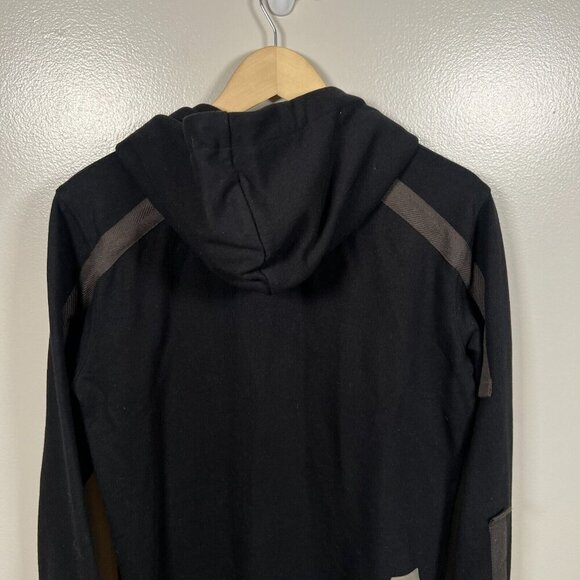 G Star Raw Logo Tape Hooded Sweater Sweatshirt Unisex Size XS Black Hoodie - Picture 10 of 15